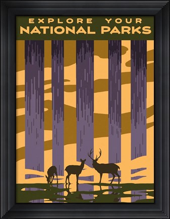 Framed American Wayfarer II Print