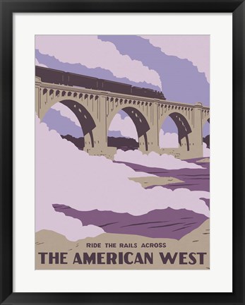 Framed American Wayfarer IV Print