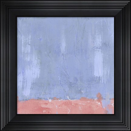 Framed Pastel Pitch I Print
