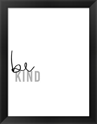 Framed Simply Kindness IV Print