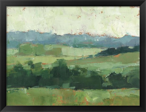 Framed Tree Line Vista I Print