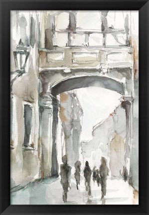 Framed Watercolor Arch Studies I Print