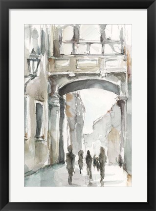 Framed Watercolor Arch Studies I Print