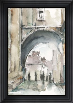 Framed Watercolor Arch Studies II Print