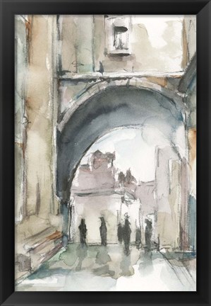 Framed Watercolor Arch Studies II Print