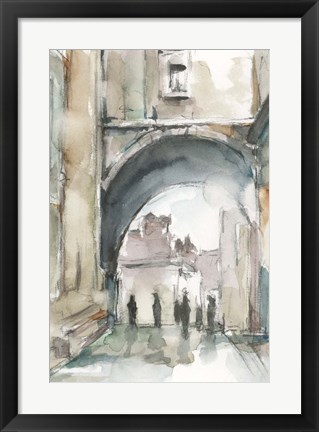 Framed Watercolor Arch Studies II Print