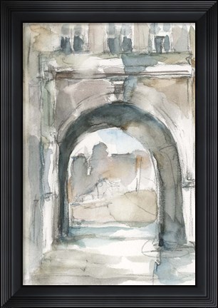 Framed Watercolor Arch Studies IV Print