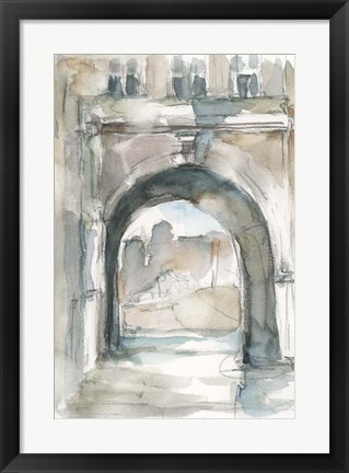 Framed Watercolor Arch Studies IV Print