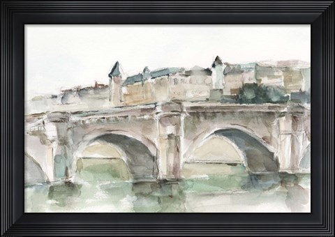 Framed Watercolor Arch Studies VI Print