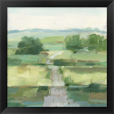 Framed Rolling Path II Print