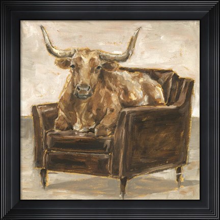 Framed Refined Comfort IV Print