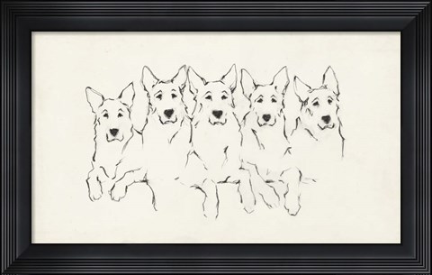 Framed Snuggle Squad II Print