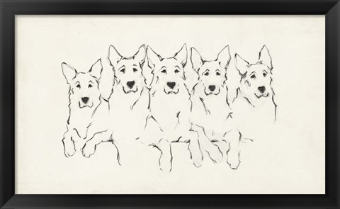 Framed Snuggle Squad II Print