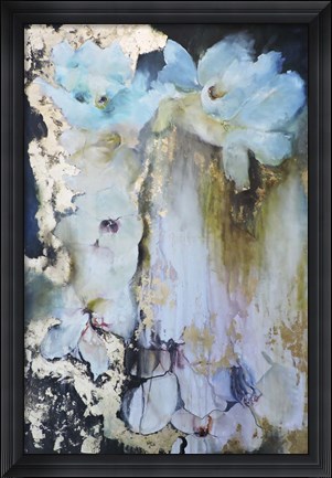 Framed Rosas en las Rocas Print