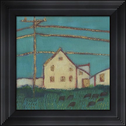 Framed Fon Barn I Print