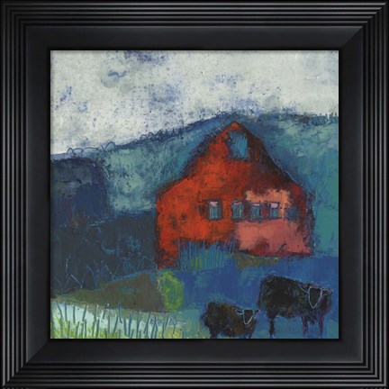 Framed Bremen Bluff Barn Print