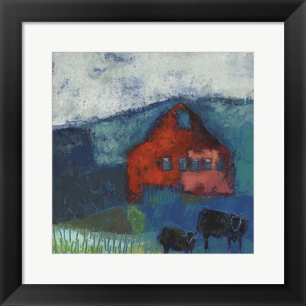 Framed Bremen Bluff Barn Print