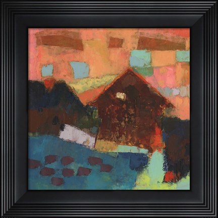 Framed Farmville Barn Print