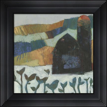 Framed Wyandotte Barn I Print