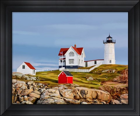 Framed Nubble House II Print