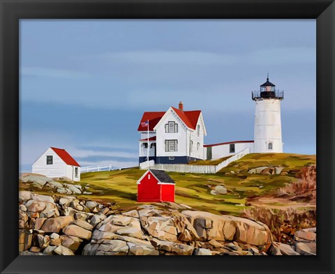 Framed Nubble House II Print