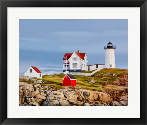 Framed Nubble House II Print