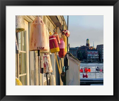 Framed Hut on Badgers Island II Print