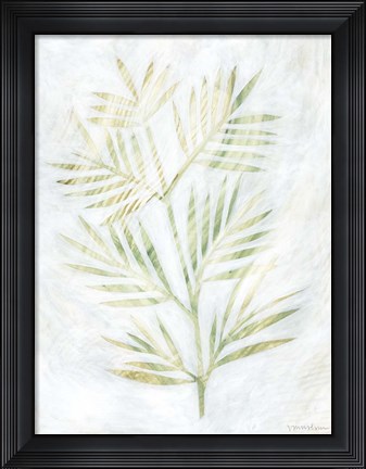 Framed Breezy Fronds III Print