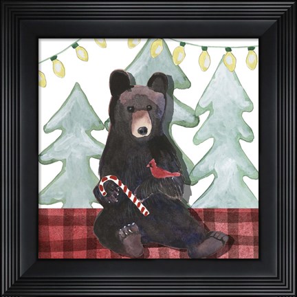 Framed Very Beary Christmas I Print