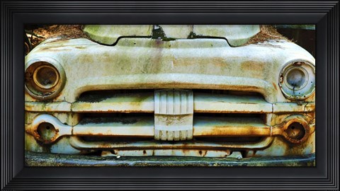 Framed Car Graveyard II Print