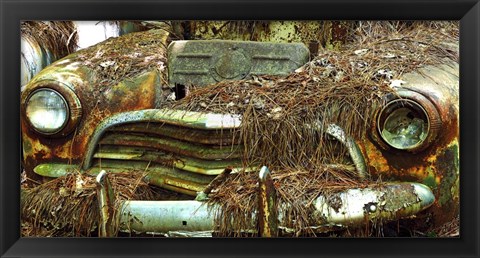 Framed Car Graveyard III Print