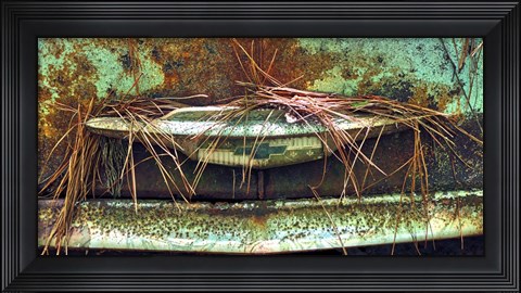 Framed Car Graveyard VI Print