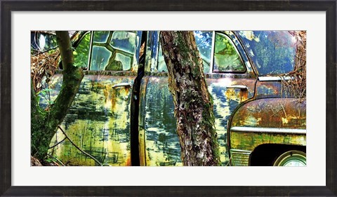 Framed Car Graveyard VIII Print