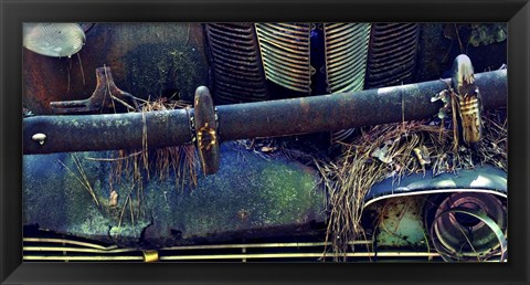 Framed Car Graveyard X Print