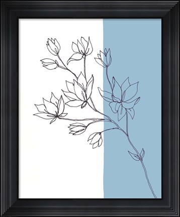Framed Sweet Stems I Print