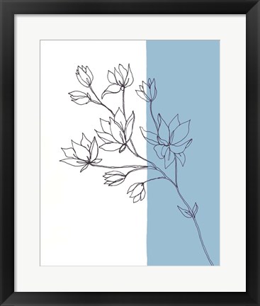 Framed Sweet Stems I Print