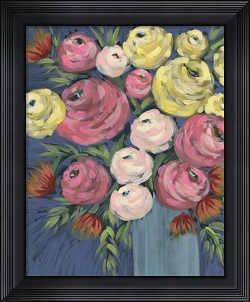 Framed Loose Floral II Print