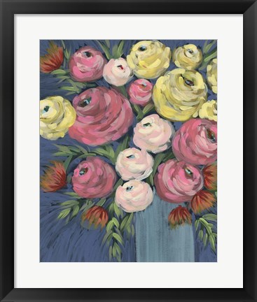 Framed Loose Floral II Print