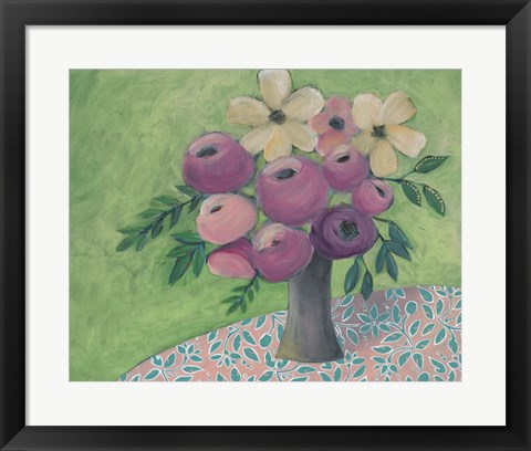 Framed Sunny Bouquet II Print