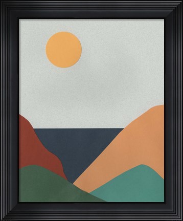 Framed Madera Heat II Print
