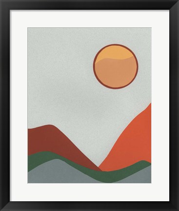 Framed Madera Heat III Print