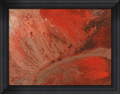 Framed Autumn Bonfire I Print