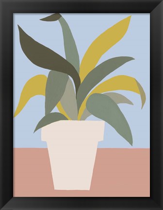 Framed Ordinary Houseplant I Print