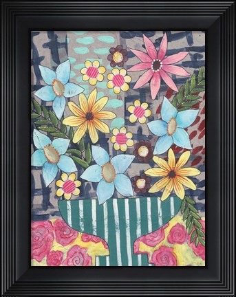 Framed Floral Surprise II Print