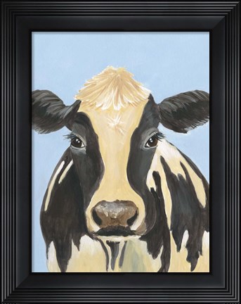 Framed Cow-don Bleu II Print