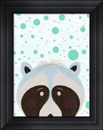 Framed Peeky Boo I Print