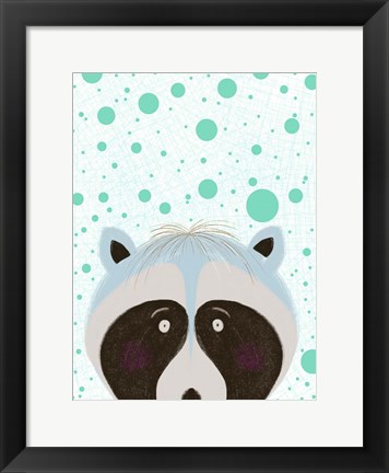 Framed Peeky Boo I Print