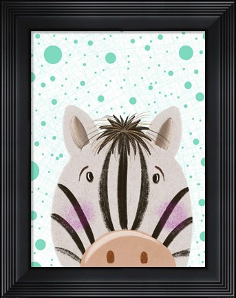 Framed Peeky Boo V Print