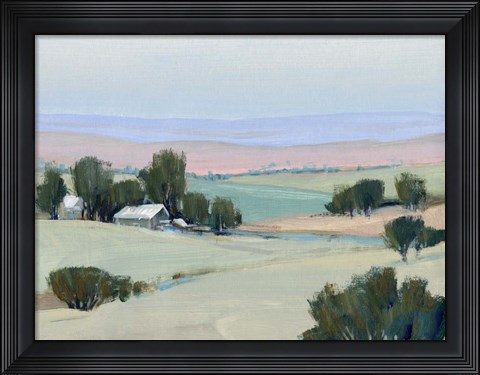 Framed Rural Tranquility I Print