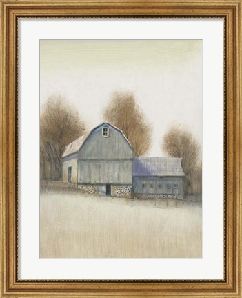 Framed Barn Side I Print
